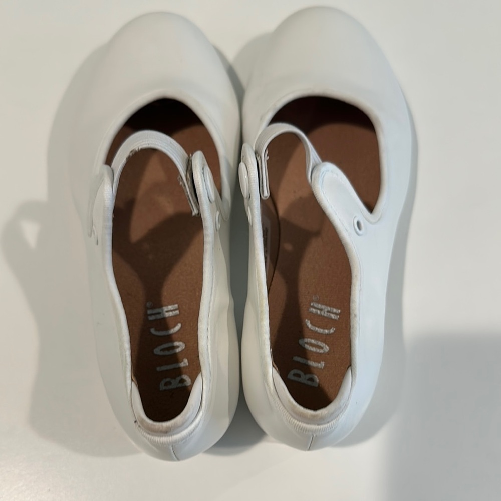 Bloch White Mary Jane Tap Shoes - Picture 3 of 5